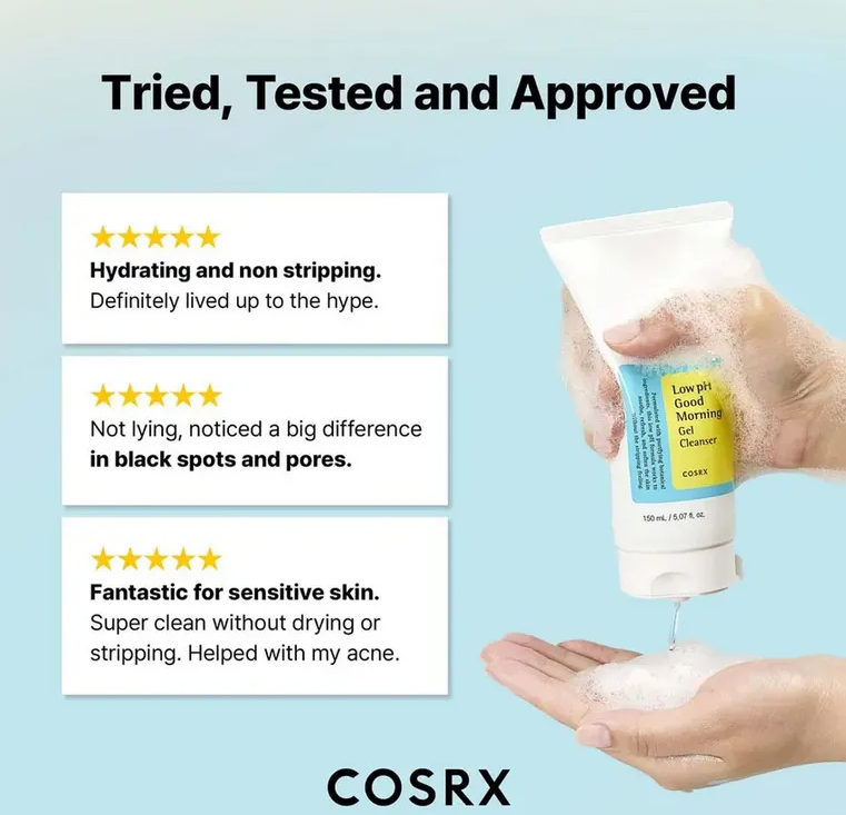 COSRX Low-pH Good Morning Cleanser 150ml