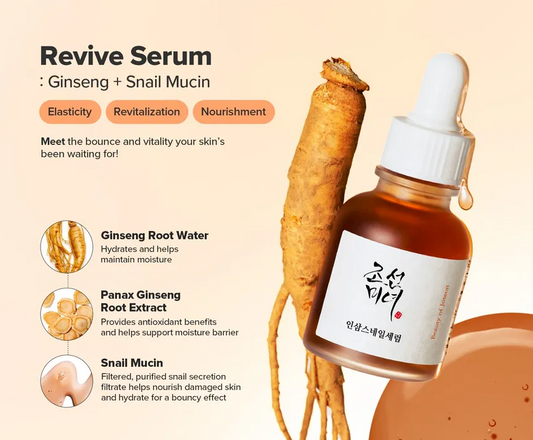 Beauty of Joseon Revive Serum Ginseng + Snail Mucin 30ml