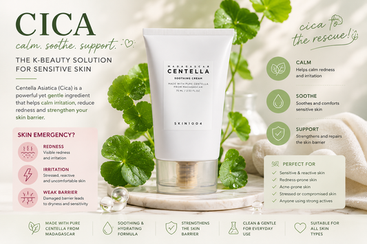 Centella Asiatica (Cica): The K-Beauty Ingredient for Calm, Sensitive Skin