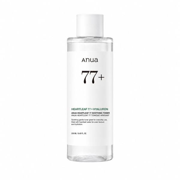 Anua Heartleaf 77 + Hyaluron Soothing Toner 250ml