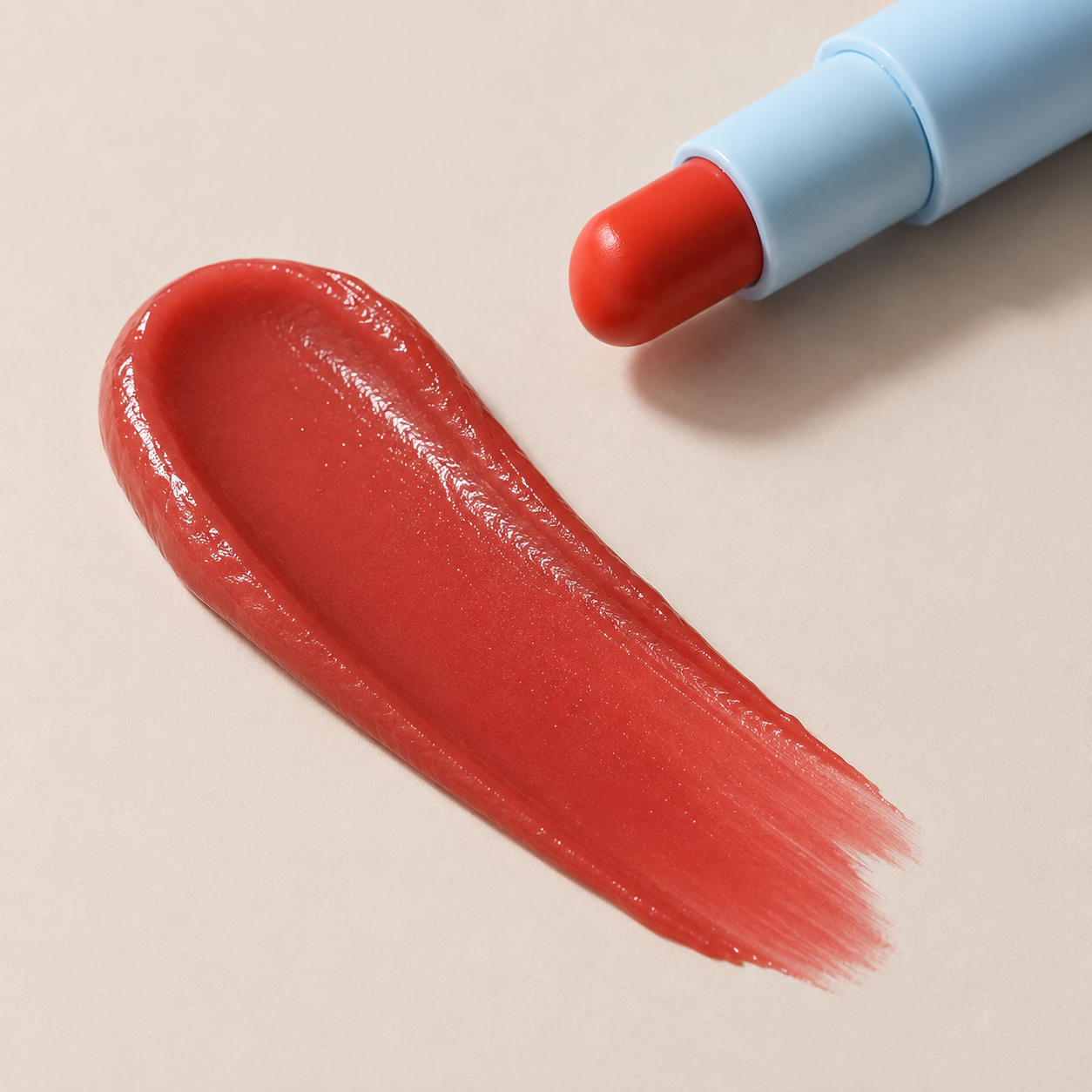 TOCOBO Glass Tinted Lip Balm 013 Tangerine Red 3.5g | Getinte Lippenbalsem Koraalrood