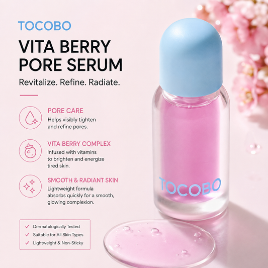 TOCOBO Juicy Berry Plumping Lip Oil 17 Berry Milk 4g | Glossy Lip Oil Melkroze
