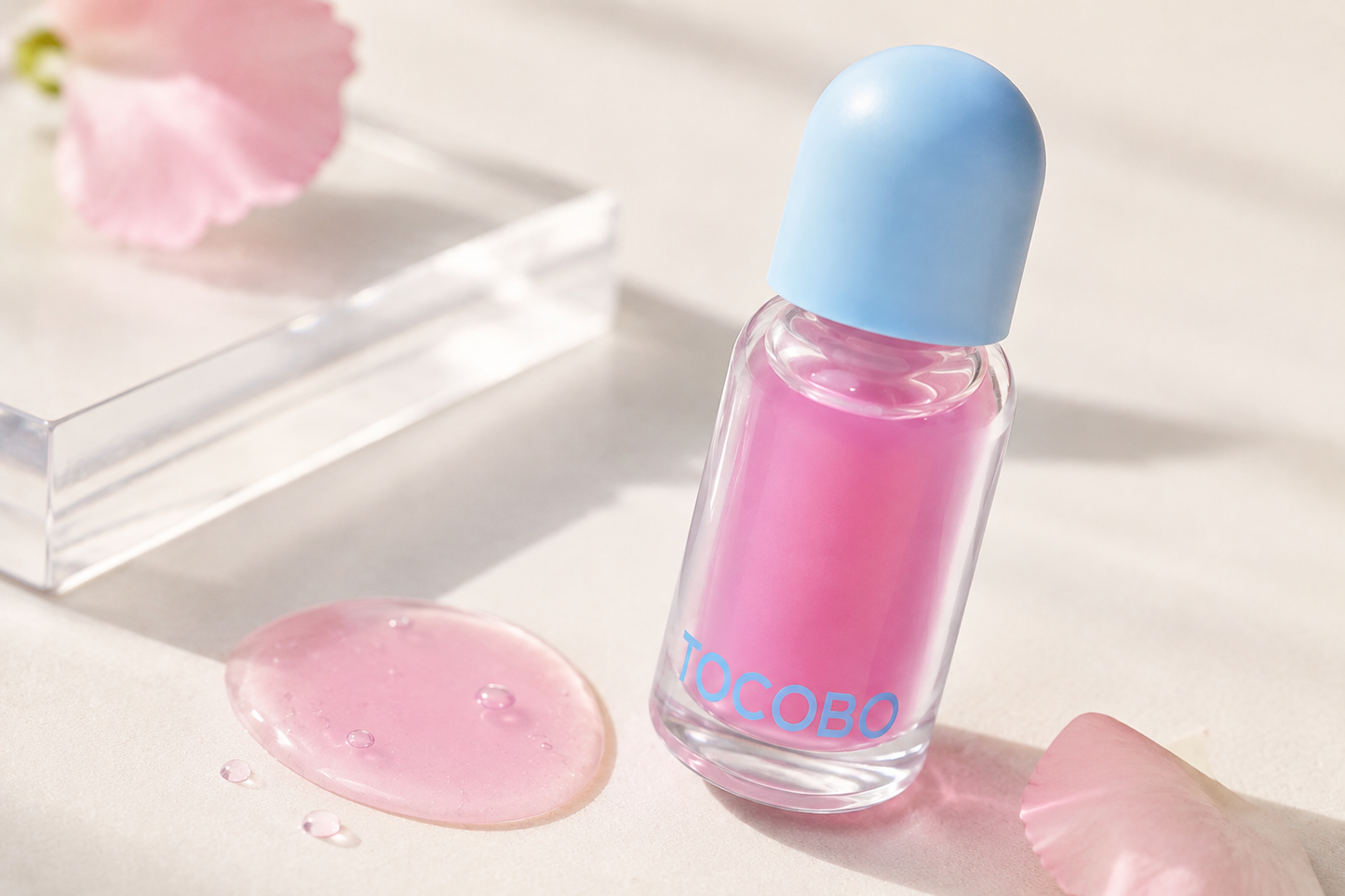 TOCOBO Juicy Berry Plumping Lip Oil 17 Berry Milk 4g | Glossy Lip Oil Melkroze