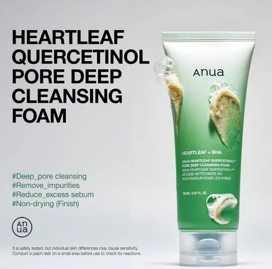 Anua Heartleaf Quercetinol Pore Deep Cleansing Foam 150ml