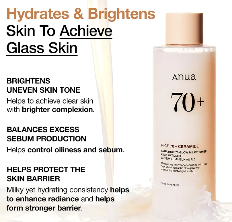 Anua Rice 70 Glow Milky Toner Mini 40ml
