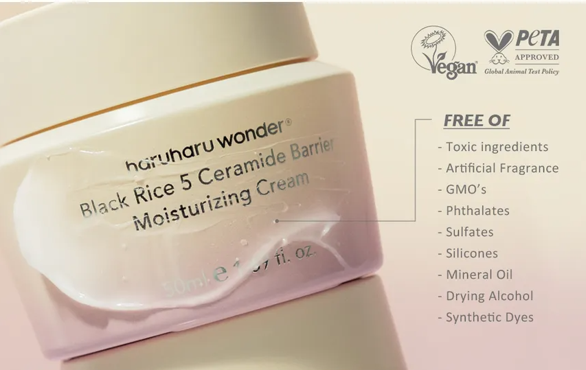 Haruharu Wonder – Black Rice 5 Ceramide Barrier Moisturizing Cream – 50 ml