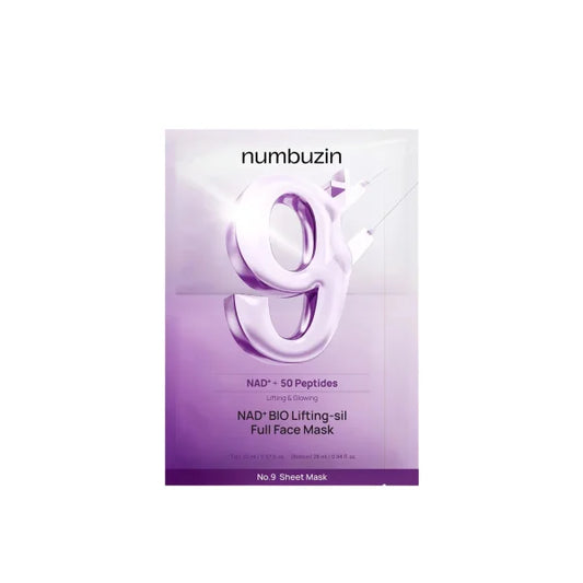 Numbuzin No.9 NAD+ Bio Lifting Full Face Mask 1pc