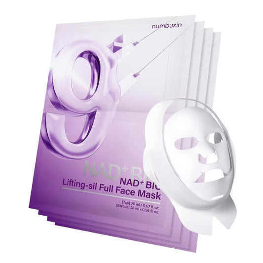 Numbuzin No.9 NAD+ Bio Lifting Full Face Mask Set 4pcs